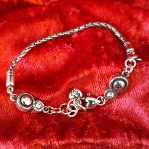 Brighton Infinity Add A Charm Bracelet In Like New Condition